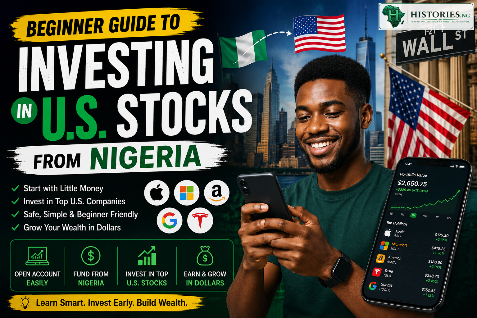 Beginner Guide to Investing in U.S. Stocks from Nigeria 